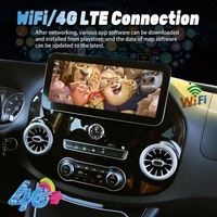 Autoradio 2DIN Android 13 12,3 pouces avec GPS, DSP, lecteur vidéo et Carplay pour Mercedes Benz Vito 116 W447 2016