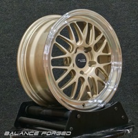 Jantes forgées ML10RT Deep Lip Gold Face 18 19 20 pouces 18x9 5x120 5x112 pour BMW Série M Toyota GR86 Subaru BRZ