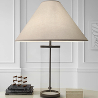 Lampe de table en verre transparent minimaliste moderne, design danois, luxe, salon, chambre à coucher, bureau, chevet, Artemis Home, 2700K, lumière douce et chaude