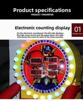 Ultimativer Simulator Sport Arcade Kick- und Boxautomat mit Münzeinwurf, Trainingsfunktion, Preisen und 1 Jahr Garantie, Englischsprachig, Metallgehäuse