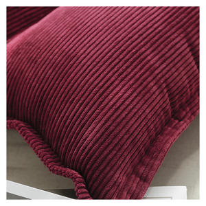 Funda de Almohada Moderna Minimalista de Pana, Color Sólido, Rayas, para Sofá, Sin Relleno, Tela de Poliéster HM 10 - Product Image 5