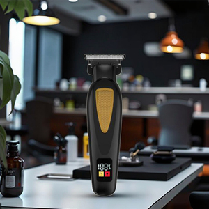 Cortapelos recargable <span class=keywords><strong>para</strong></span> hombre, cortadora de pelo profesional con Motor de CC, pantalla LCD, máquina de afeitar con batería de 2000mAh - Product Image 4