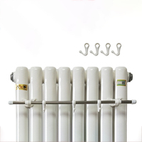 Séchoir à linge TXL610 en acier inoxydable, support de séchage pour radiateur, crochet pour suspendre les vêtements, étagère, porte-serviettes pour la maison