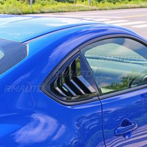Garniture de fenêtre triangulaire arrière de voiture, style « Shark Cheek », pour Subaru BRZ Toyota B6 2022+, garniture de fenêtre latérale arrière, accessoires de voiture - Product Image 3