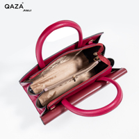 Sacs à main en cuir PU grainé de haute qualité pour femmes, ensemble de 3 pièces QAZA, grand sac fourre-tout durable, sac à bandoulière