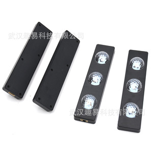 Éclairage d'ambiance pour l'intérieur de la voiture, 12V, 4 bandes LED avec télécommande - Product Image 3
