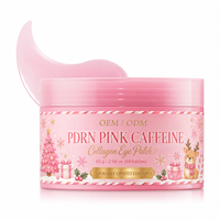 Patchs Oculaires de Nuit au Collagène et à la Caféine Rose PDRN Marque Blanche pour l'Élimination des Poches et des Cernes sous les Yeux – Vente en Gros