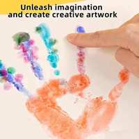 Ensemble de dessin interactif éducatif pour enfants, pinceau magique de peinture magique pour graffiti, plastique ABS durable, construction unisexe