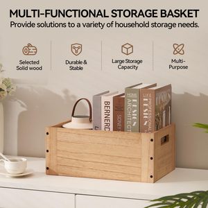 Đựng Thức Ăn Organizer nhà bếp THÙNG GỖ kệ tủ tổ chức Lưu trữ <span class=keywords><strong>Cube</strong></span> giỏ <span class=keywords><strong>Cube</strong></span> lưu trữ Thùng với thiết kế - Product Image 6