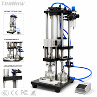 Machine de sertissage pneumatique semi-automatique pour flacons de parfum, outil de sertissage, machine de sertissage pneumatique pour l'assemblage de colliers, production