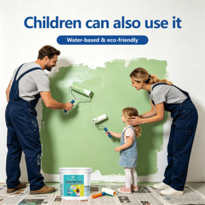<b>Waterproof</b> <b>Paint</b> Interior <b>Wall</b> <b>Paint</b> Odorless Formaldehyde Free White <b>Wall</b> <b>Paint</b> Washable Colorful Emulsion <b>Paint</b> - Product Image 2