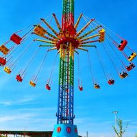 Manège Star Flyer Flying Tower Ride, hauteur 20m, 30m, 42m, 55m, 65m, équipement de parc d'attractions, équipement de parc à thème