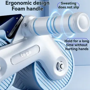 중국 제조업체 도매 복부 근육 반동 스마트 맞춤형 ab 파워 롤러 휠 전화 홀더