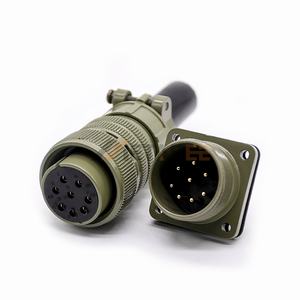 Conector MIL MS3106A20-7S MS3102A20-7P SAE-AS50151 de 8 Pines, MS3102A MS3106A, 13A, Tamaño 16, Contactos, Clase de Servicio D/A, Conector de Copa de Soldadura - Product Image 1