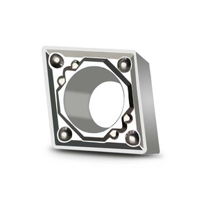 Pastilha de Torneamento Externo CCMT097308 de Metal Duro com Diamante de 80 Graus e Furo, Revestida com Nitreto de Titânio, Dureza HRC20-60 - Product Image 3