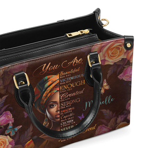 Dropshipping Sacs à main de luxe pour femmes You Are <span class=keywords><strong>Never</strong></span> <span class=keywords><strong>Alone</strong></span> Design Ladies Purses Custom Shoulder Handbag for Lady - Product Image 4
