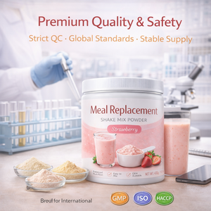 Frullato Sostitutivo del Pasto al Gusto Fragola in Polvere 400g |   Bevanda Nutriente ad Alto Contenuto Proteico per il Supporto Immunitario |   100% Puro OEM Etichetta Privata - Product Image 5