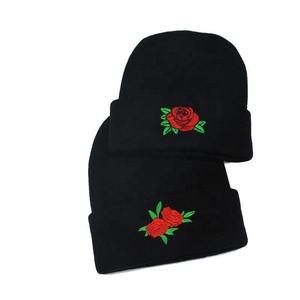 Bonnet pour homme et femme, chapeau en coton côtelé en laine mérinos - Product Image 4