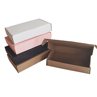 Faltbare Kraftkarton-Verpackung Wellpappe Flachkarton Biologisch Abbaubare Wellpappe-Verpackungsbox