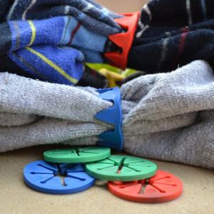 Porte-<span class=keywords><strong>chaussettes</strong></span> bas anneau Clip serrures lavage trieurs organisateur outil <span class=keywords><strong>pour</strong></span> maison - Product Image 2