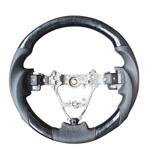 Ajuste para Toyota ISIS 10 AURIS 180Series RAV4 2013 <span class=keywords><strong>Corolla</strong></span> 2014 2015 Scion <span class=keywords><strong>IM</strong></span> 2017 2018 Volantes deportivos personalizados de coche de madera - Product Image 1