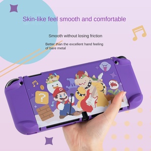 สินค้าใหม่ Nin Tendo SWITCH เคสคอนโซลเกมพีซีแบบแยกฝาครอบแข็งอุปกรณ์เล่นเกมธีมซูเปอร์มาริโอ - Product Image 3