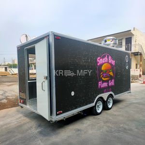 2025 Customized Stainless Steel Truck Food coffee <b>Cart</b> Mobile Bar Vintage Fast - Product Image 4