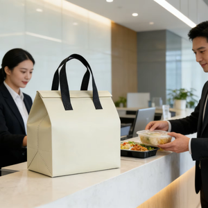 Large Insulated Water Resistant Backpack Cooler with Zipper Closure for <b>Hot</b>/<b>Cold</b> Foods Non-Woven Material Durable & Eco-Friendly - Product Image 1