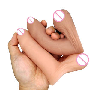 Prothèses FTM Real Touch, équipement de package, pénis réaliste en silicone souple pour transgenres lesbiennes - Product Image 3