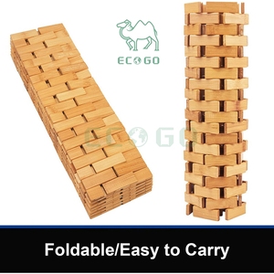 Tapis de Bain en Bambou Long et Large Tapis de Salle de Bain Étanche et Antidérapant, Accessoires de 16x48 Pouces - Product Image 5