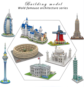 Nuevo Juguete Educativo de Papel Hecho a Mano Personalizado para Niños de 5 a 7 Años, Arquitectura Mundialmente Famosa, Coliseo, Rompecabezas <span class=keywords><strong>3D</strong></span> DIY - Product Image 6
