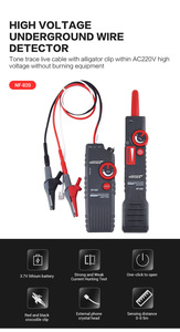 Localizador De Cabos De Alta Qualidade Localizador De Falha De Fio Subterrâneo Detector De Cabos NF-820 - Product Image 4