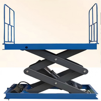 Personnalisé 1T 2T 5T 6T 3m 4m petite table élévatrice hydraulique de ciseaux de plancher de fret nouvelle condition 380v pour les industries de détail