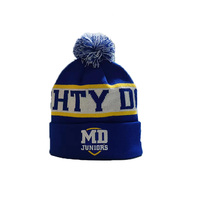 Bonnet tricoté tendance en acrylique de haute qualité avec logo personnalisé, bonnets d'hiver chauds, unis, teints, avec pompon