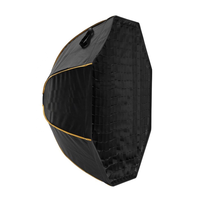 90cm Bowens Mount 8 Rods Quick Folding Octagon Portable Beauty Dish Umbrella Softbox With Honeycomb Grid for Studio Flash