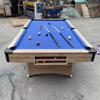 PINJIAN Table de Billard Pliante 7 pieds Nouveau Design, Table de Snooker et Billard d'Intérieur pour Divertissement à Domicile