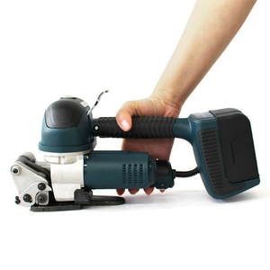 Machine de cerclage électrique à batterie pour sangles PET/PP, haute tension 5500N, modèle DD19, avec outils de serrage - Product Image 1