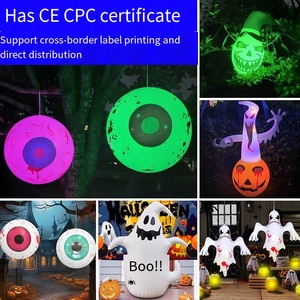 <span class=keywords><strong>D</strong></span>écorations gonflables <span class=keywords><strong>d</strong></span>'Halloween POWER : Figurines 3D stéréoscopiques en PVC avec lumières LED (Citrouilles, Fantômes) - Product Image 3