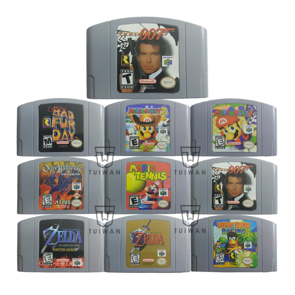 Golden Eye GoldenEye 007 Game Card USA NTSC Version 16 Bit Retro Video N64 Cartridges For N64