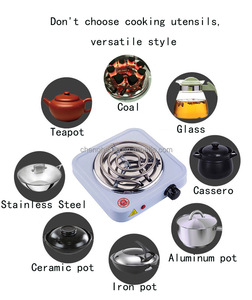 Fornello Elettrico con Funzione di Riscaldamento e Sicurezza, Bruciatore Elettrico per Cucina, Fornello Elettrico Solido - Product Image 3