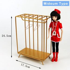 <span class=keywords><strong>Étagère</strong></span> <span class=keywords><strong>de</strong></span> <span class=keywords><strong>rangement</strong></span> pliable pour vêtements <span class=keywords><strong>de</strong></span> poupée BJD, <span class=keywords><strong>mini</strong></span> placard en métal, organisateur <span class=keywords><strong>de</strong></span> vêtements pour animaux <span class=keywords><strong>de</strong></span> compagnie, <span class=keywords><strong>étagère</strong></span> suspendue pour la chambre à coucher, utilisation dans la garde-robe - Product Image 4