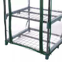 Winslow & Ross Mini serre à 4 niveaux Compact Outdoor Small Garden Green House pour l'extérieur Garden Patio Yard Porche Balcon