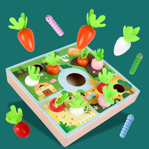 <span class=keywords><strong>Jeu</strong></span> <span class=keywords><strong>de</strong></span> pêche magnétique <span class=keywords><strong>en</strong></span> <span class=keywords><strong>bois</strong></span> Montessori pour enfants, avec <span class=keywords><strong>jeu</strong></span> <span class=keywords><strong>de</strong></span> tri des tailles <span class=keywords><strong>de</strong></span> carottes à tirer, éducatif et très demandé - Product Image 2