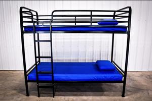 Cadre de lit en acier robuste à double couche avec barrières hautes, adapté aux terrains de <span class=keywords><strong>camping</strong></span> - Product Image 6