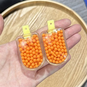 Jouet anti-stress à presser en caoutchouc souple, en forme de bâtonnet glacé scintillant d'été simulé, mignon, pour animaux de compagnie, à poser sur le bureau, idéal comme cadeau - Product Image 1