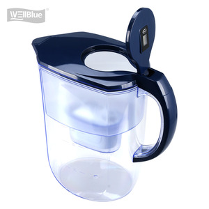 <span class=keywords><strong>Carafe</strong></span> filtrante manuelle 2,8 L en gros, sans BPA, purificateur d'eau standard, cartouche filtrante au <span class=keywords><strong>charbon</strong></span> <span class=keywords><strong>actif</strong></span>, compatible OEM - Product Image 1
