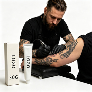 Bálsamo para Tatuajes de Textura Ligera Popular Choice 30g, Previene la Formación de Crostas para Cejas, Labios y Maquillaje Permanente en Salón - Product Image 1