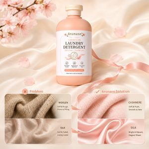<span class=keywords><strong>Lessive</strong></span> neutre spéciale 500 ml <span class=keywords><strong>pour</strong></span> soie, laine, <span class=keywords><strong>cachemire</strong></span> – Anti-rétrécissement, adoucissante, protection des couleurs, sans fluorescent, soin floral - Product Image 2