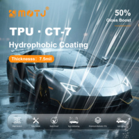 Film de protection de peinture TPU PPF transparent auto-réparateur de haute qualité MOTJ Luxury, garantie 5 ans, 7,5 mil, anti-rayures