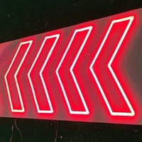 Letras de Neón LED Personalizadas al por Mayor, Letreros de Neón Electrónicos Acrílicos, para Publicidad en Centros Comerciales, Resistentes al Agua IP65, con Enchufe